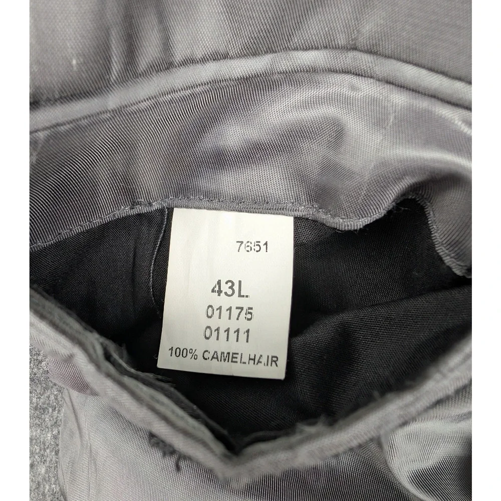 Jos A Bank Blazer Mens 43L Gray Camel Quiet Luxury Timeless Career Sport Coat